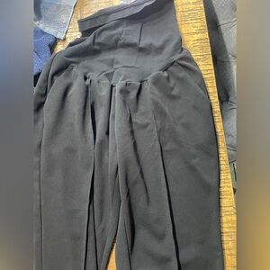 Motherhood Maternity Black Women's work pants